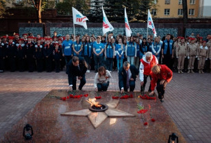 Глава города Смоленска Александр Новиков принял участие в акции «Огонь памяти»